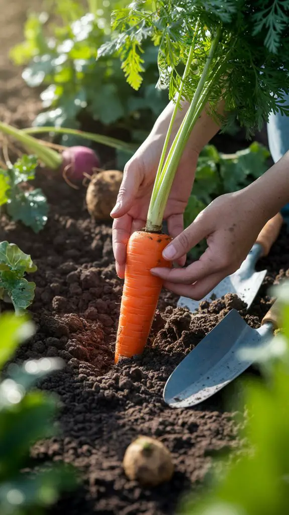 harvesting techniques for roots