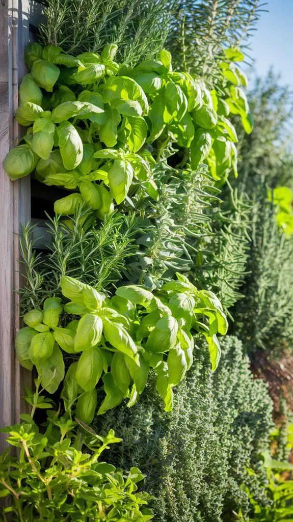 herbs for vertical gardening