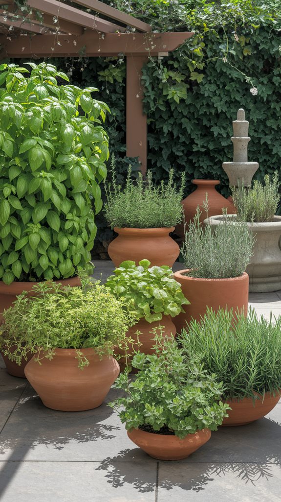 herbs grouped by requirements