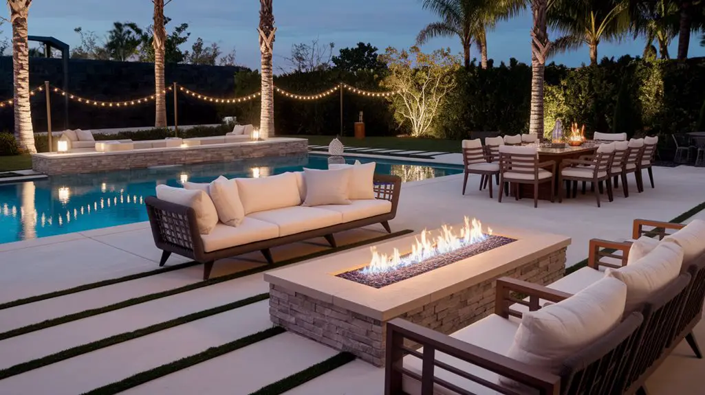ideal outdoor entertaining areas