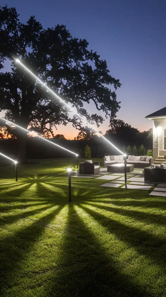 illuminating outdoor spaces brightly