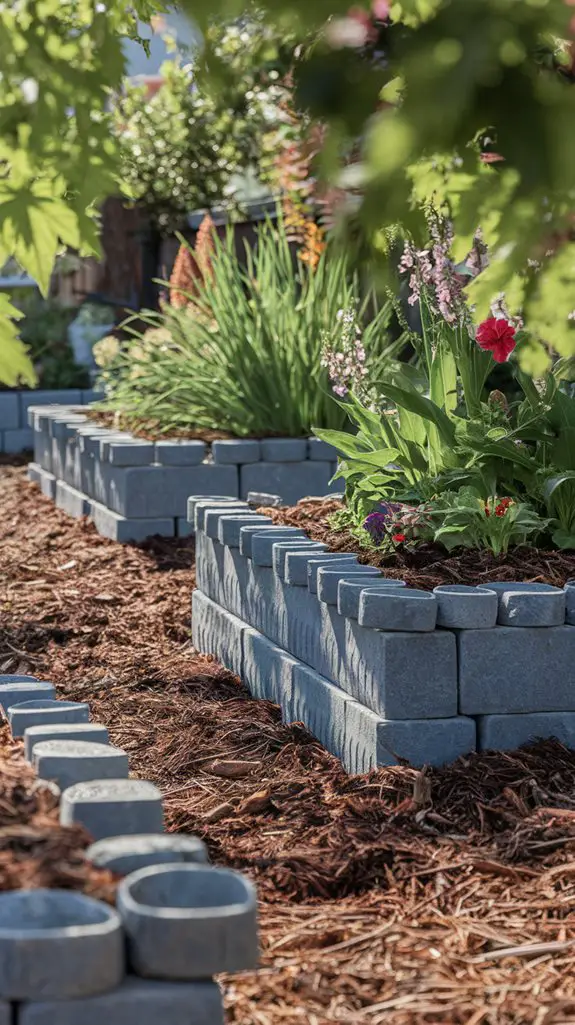 landscaping with decorative stones