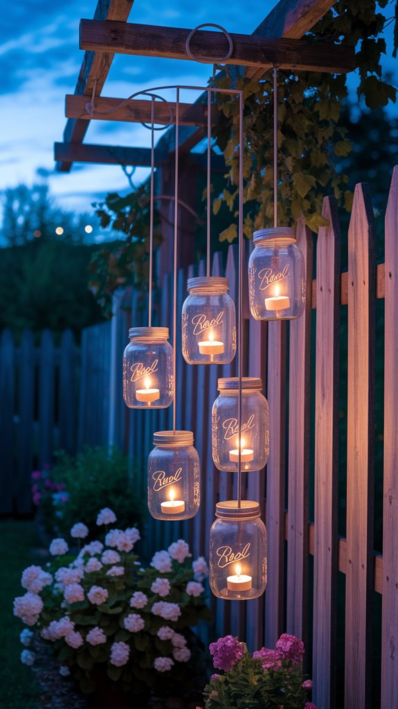 mason jar evening lanterns