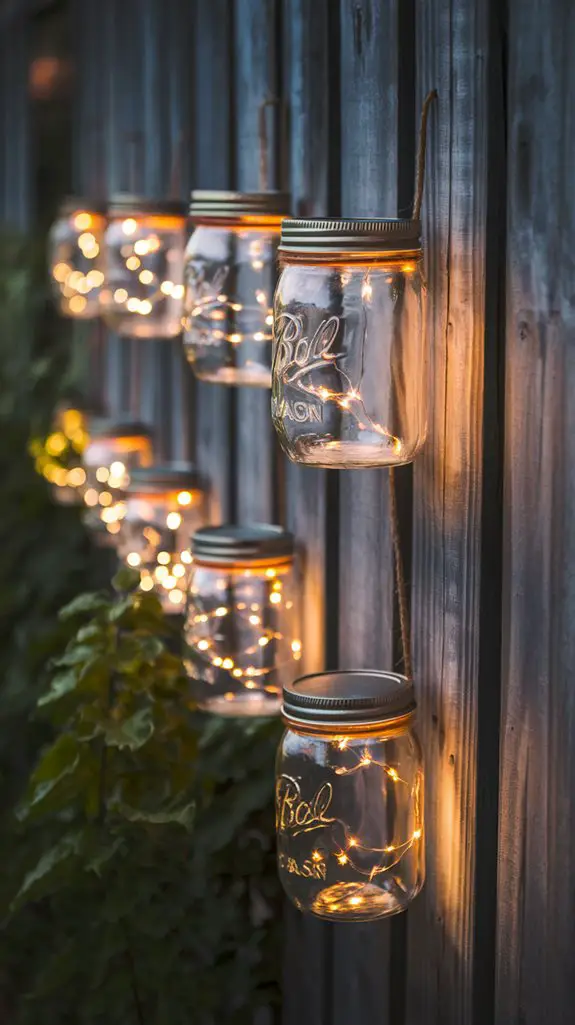 mason jar wall decor