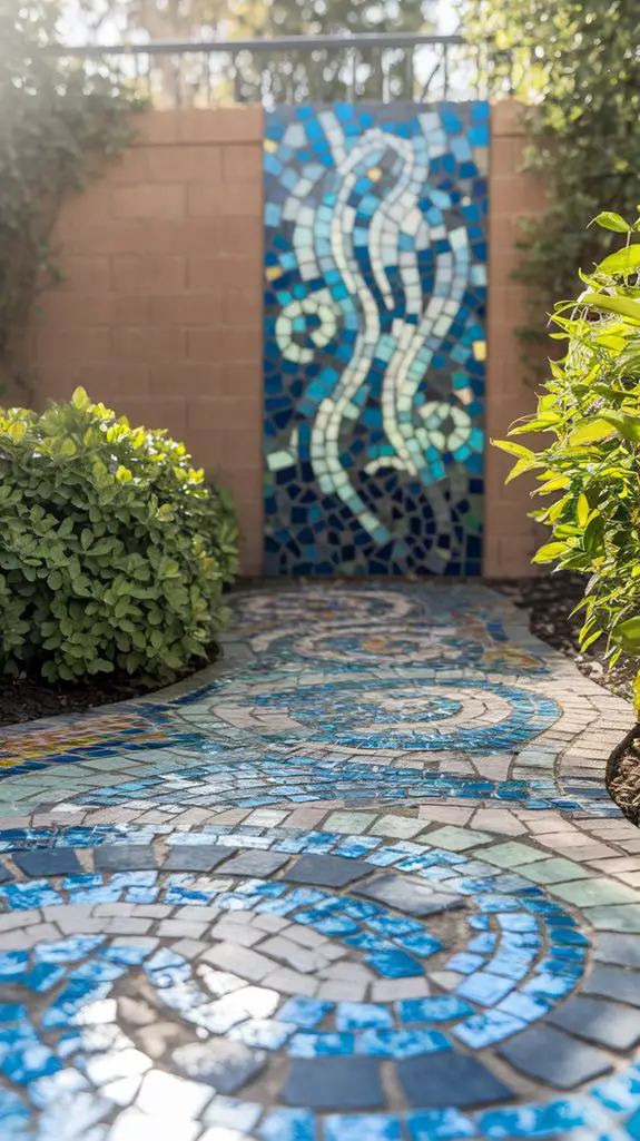 mosaic designs for surfaces