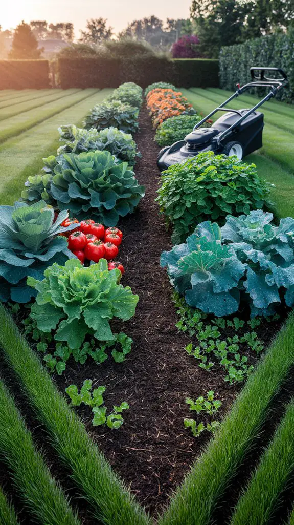 mowing for garden vitality