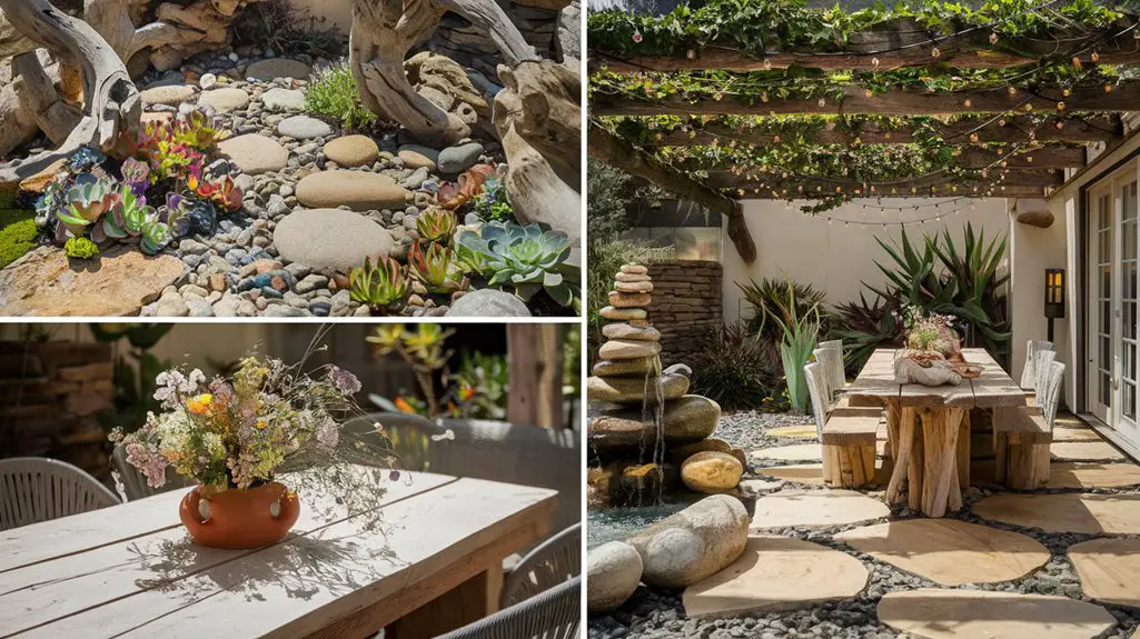 natural element patio ideas