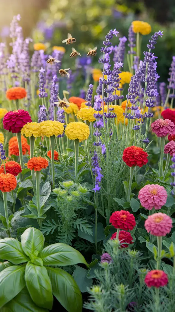 optimal flower arrangement benefits pollination