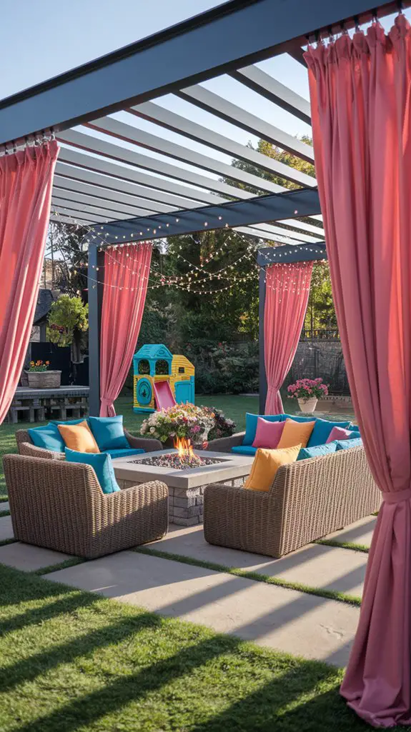 outdoor family gathering spaces