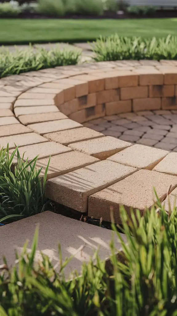 paver fire pit construction