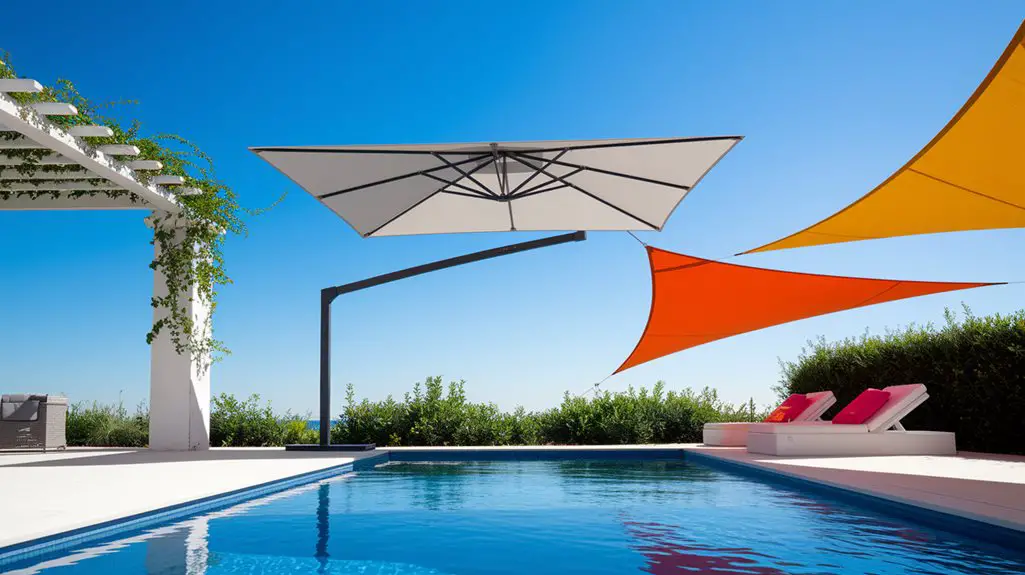 poolside patio shade options