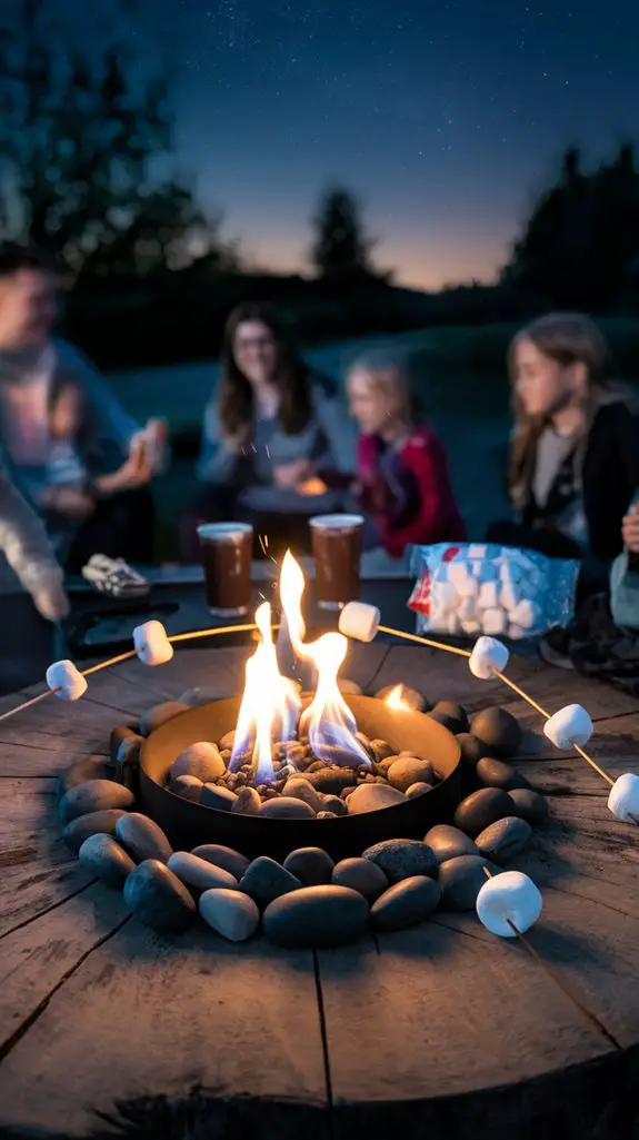 portable outdoor flame source
