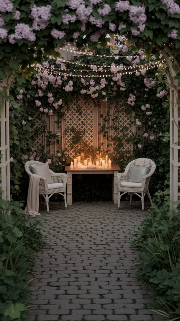 private serene garden retreat