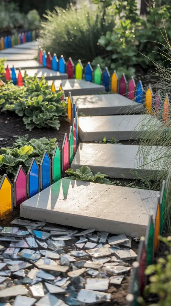 recycled materials for pathways