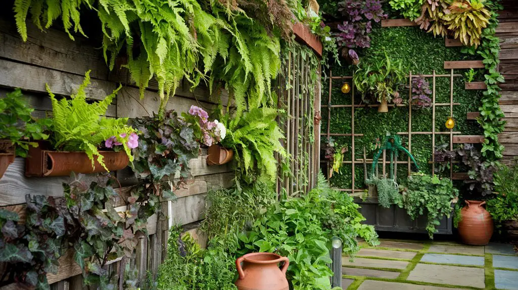 rustic vertical gardening ideas