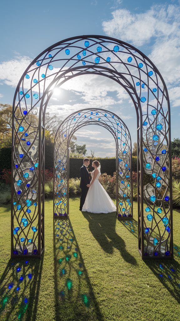 sculptural floral arch designs