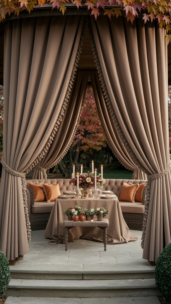 seasonal curtain draping techniques