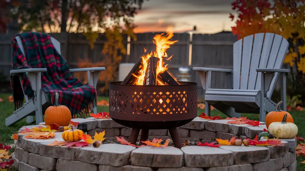 seasonal fire pit ideas