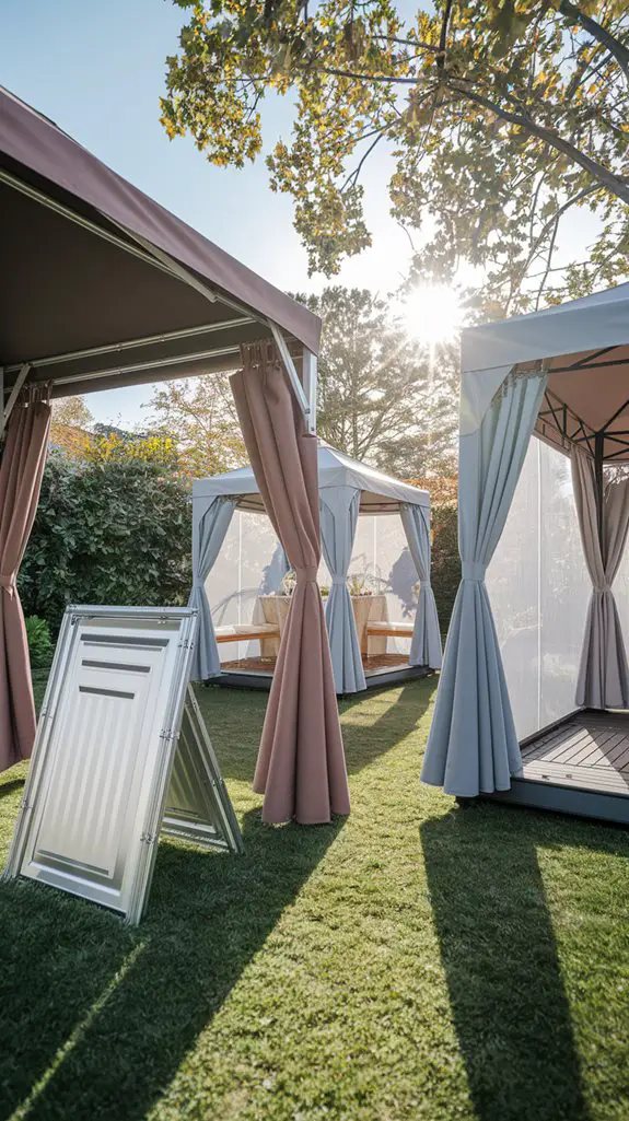 seasonal gazebo storage options