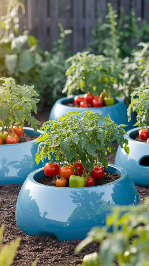 self watering containers for plants