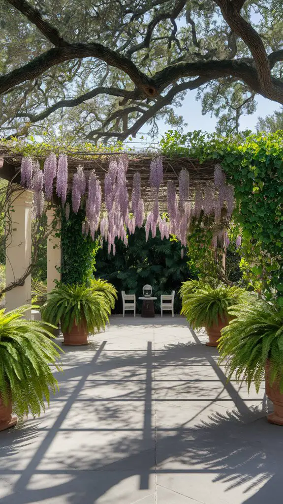 shade providing plants and trees