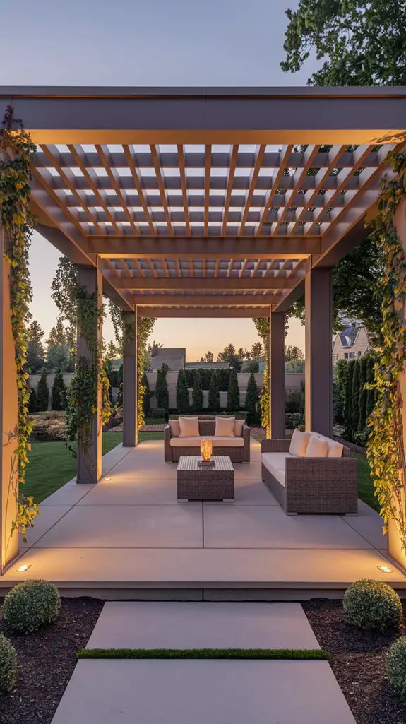 smart pergolas with features
