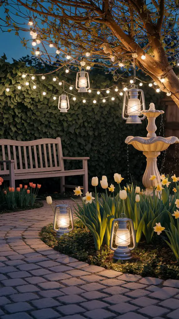 solar lighting evening ambiance