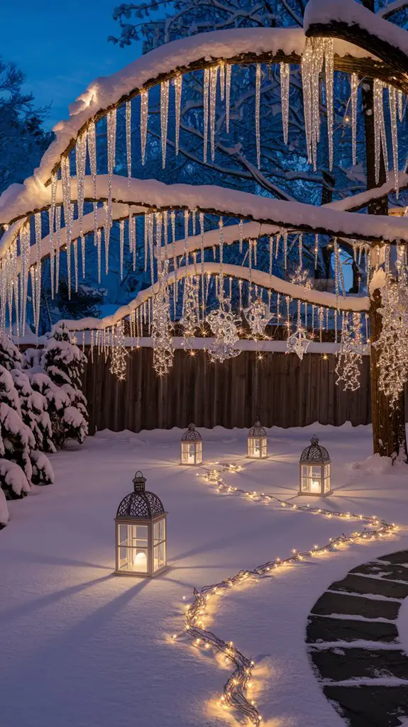 sparkling weather resistant decor