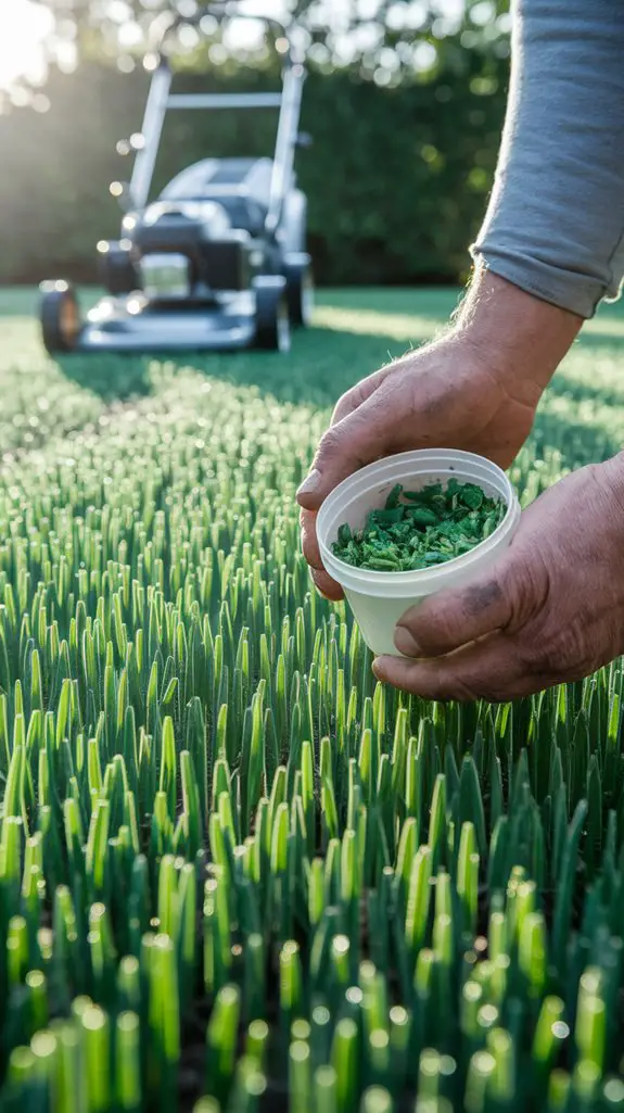spring grass awakening process