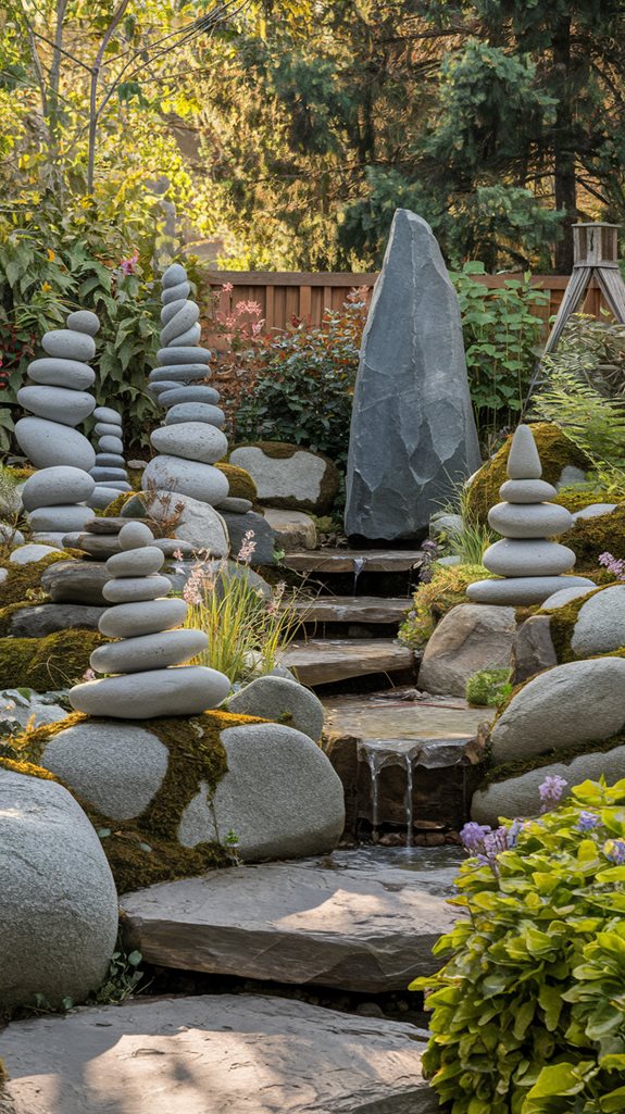 stone art creations display