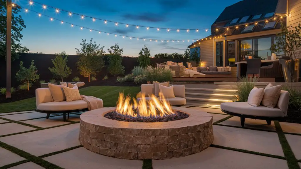 stylish backyard fire pit ideas