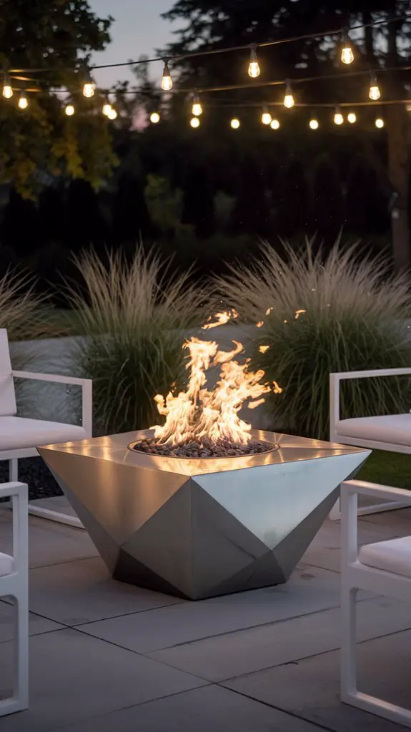 stylish outdoor fire pits