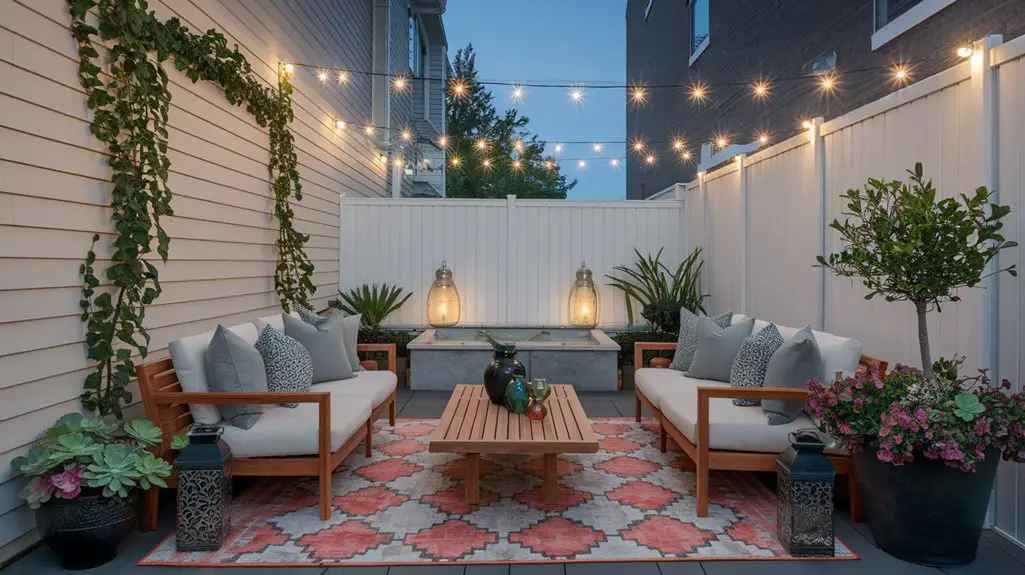 stylish small patio ideas