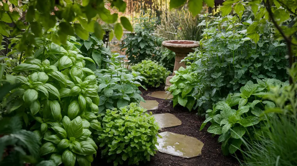 successful shaded herb gardening