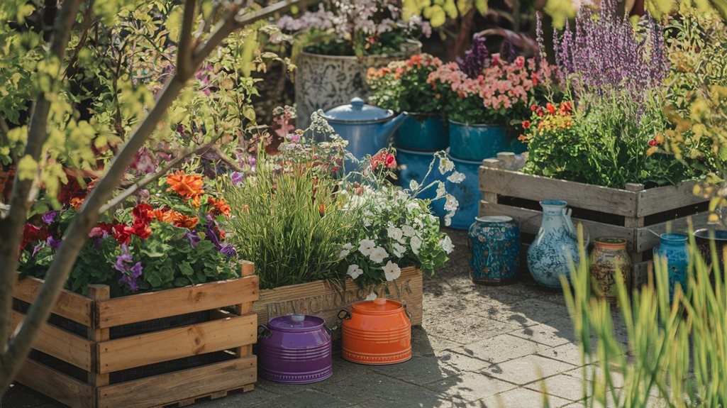 sustainable gardening with reuse