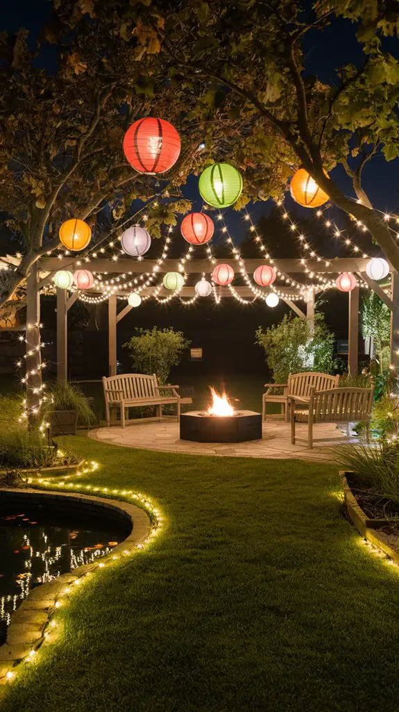 sustainable outdoor celebration lighting