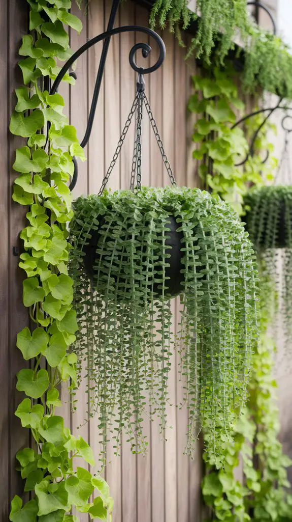 trailing plant hanging baskets