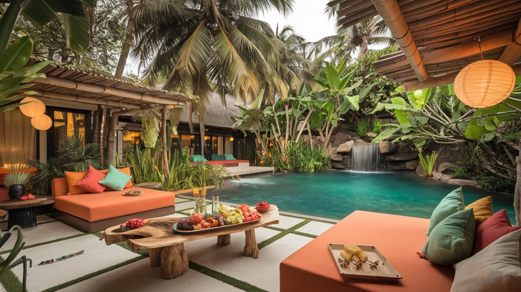 tropical patio getaway ideas