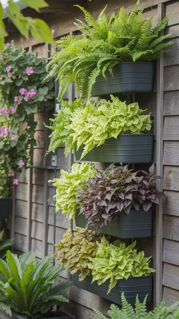 vertical garden plant selection