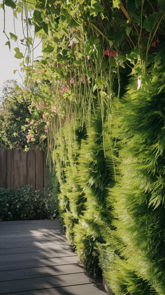 vertical gardens for privacy