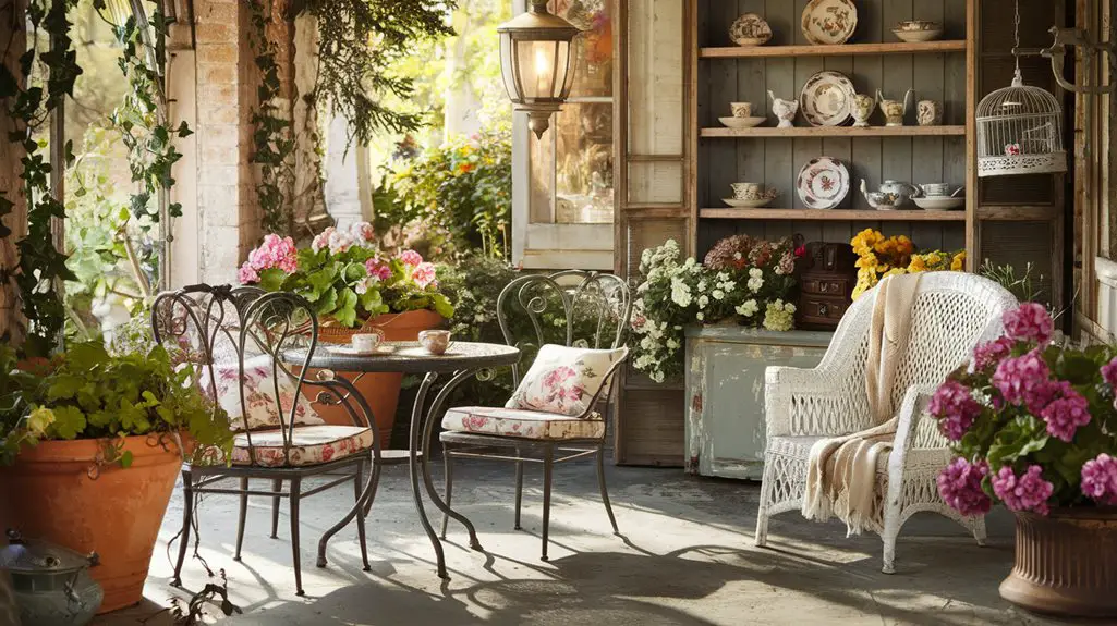 vintage patio decor inspiration