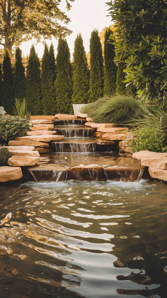 water features enhance privacy