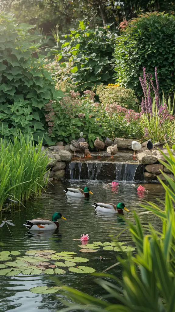 wildlife attracting water features