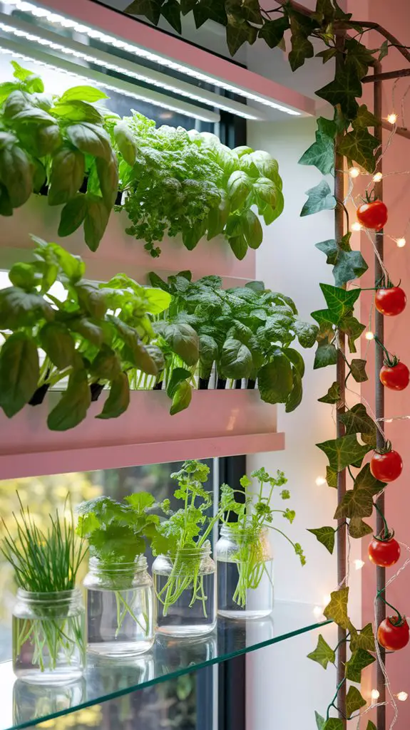 year round indoor herb gardening