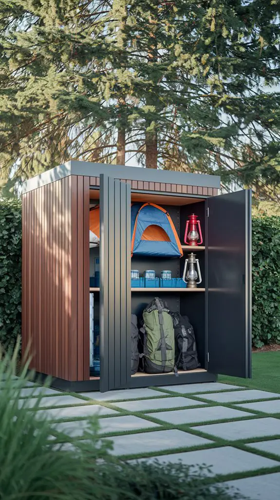 adjustable vertical garden storage