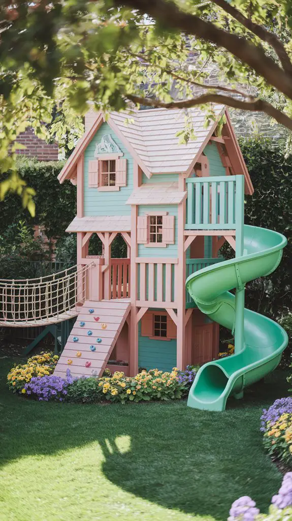 adventure filled two story playhouses