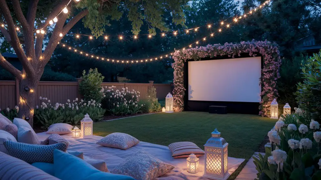 Transform Your Backyard Into a Cinema Oasis