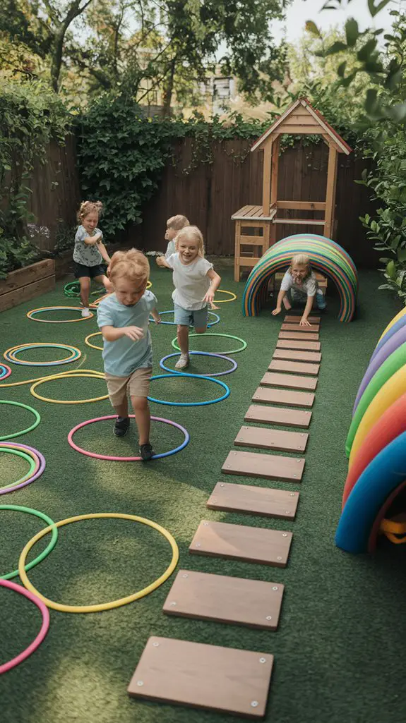 backyard diy obstacle course