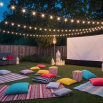 Themed Decorations for Backyard Movie Nights