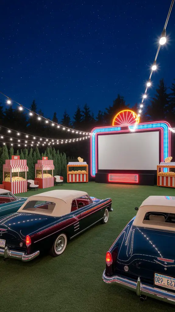 backyard retro drive in experience